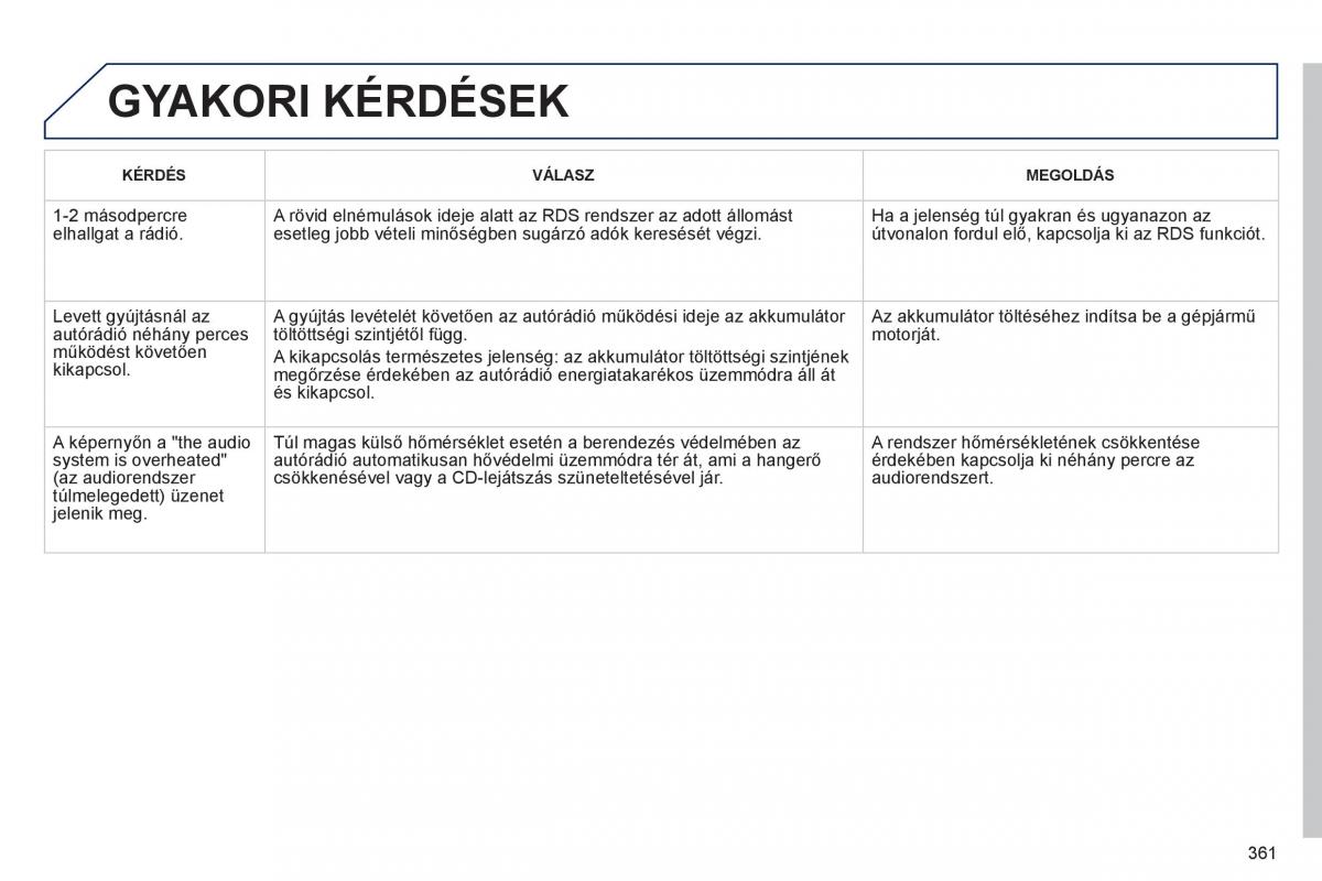 Peugeot 3008 Hybrid Kezelesi utmutato / page 363