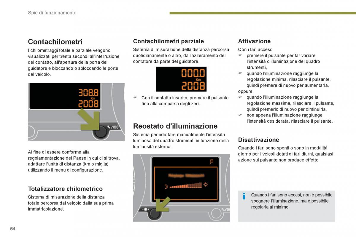 Peugeot 3008 Hybrid manuale del proprietario / page 66