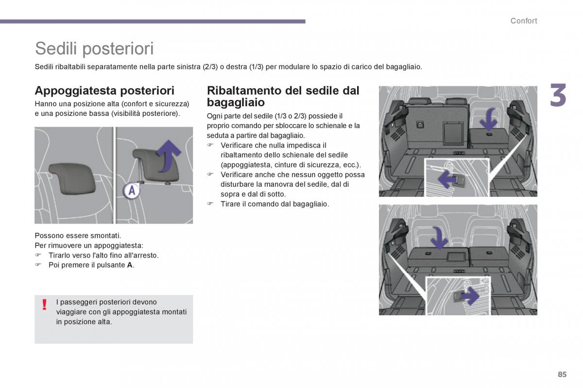 Peugeot 3008 Hybrid manuale del proprietario / page 87