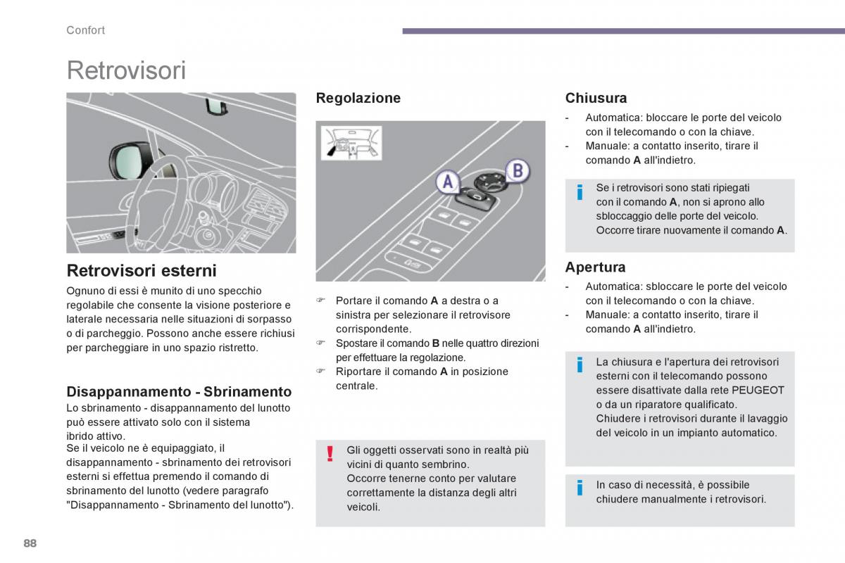 Peugeot 3008 Hybrid manuale del proprietario / page 90