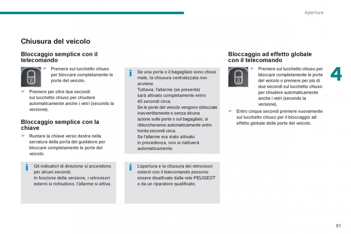 Peugeot 3008 Hybrid manuale del proprietario / page 93