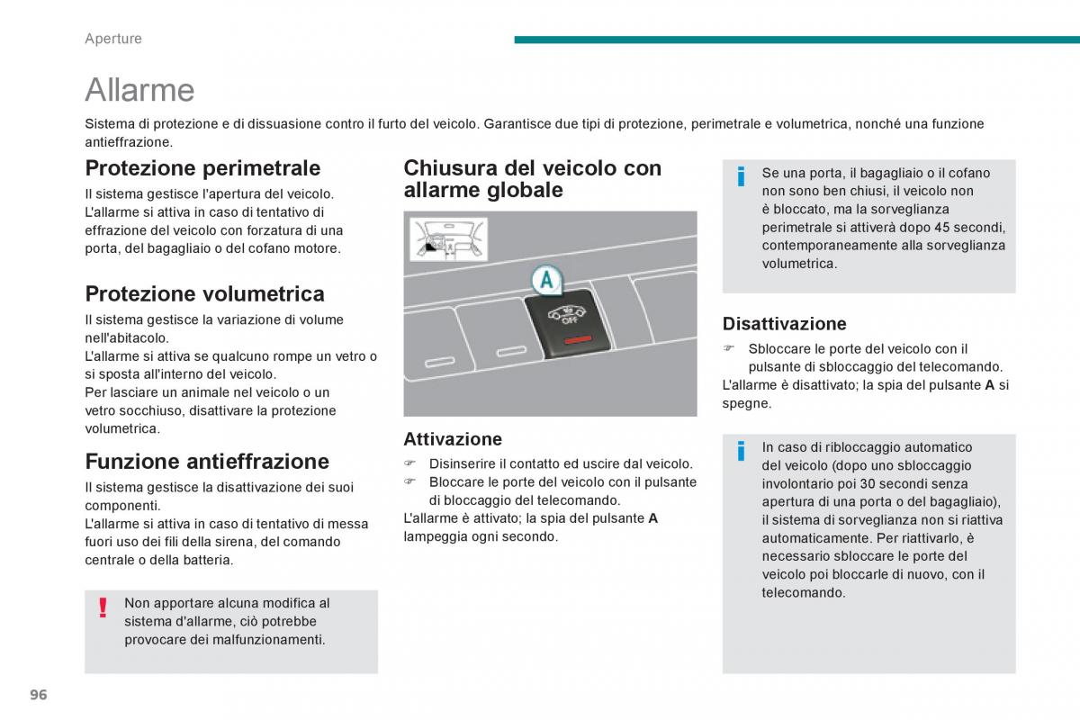 Peugeot 3008 Hybrid manuale del proprietario / page 98