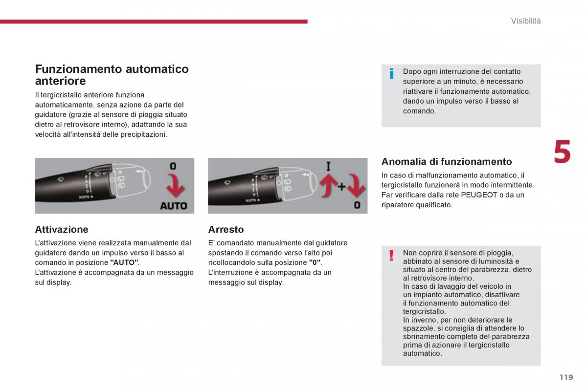 Peugeot 3008 Hybrid manuale del proprietario / page 121