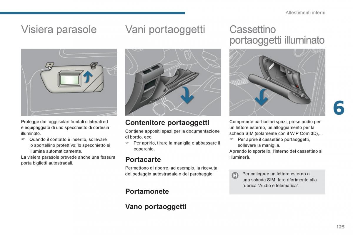 Peugeot 3008 Hybrid manuale del proprietario / page 127