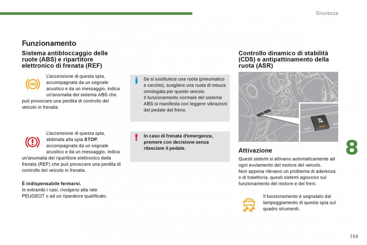 Peugeot 3008 Hybrid manuale del proprietario / page 157