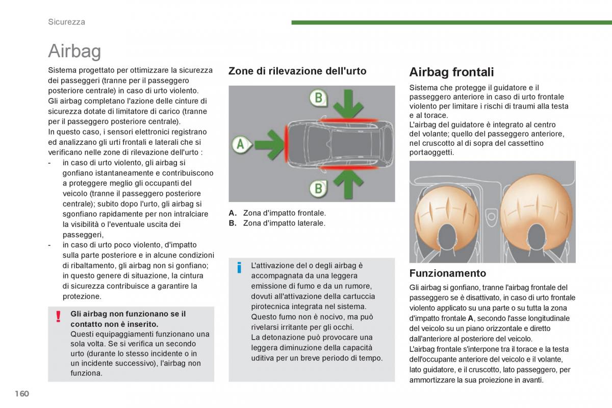 Peugeot 3008 Hybrid manuale del proprietario / page 162