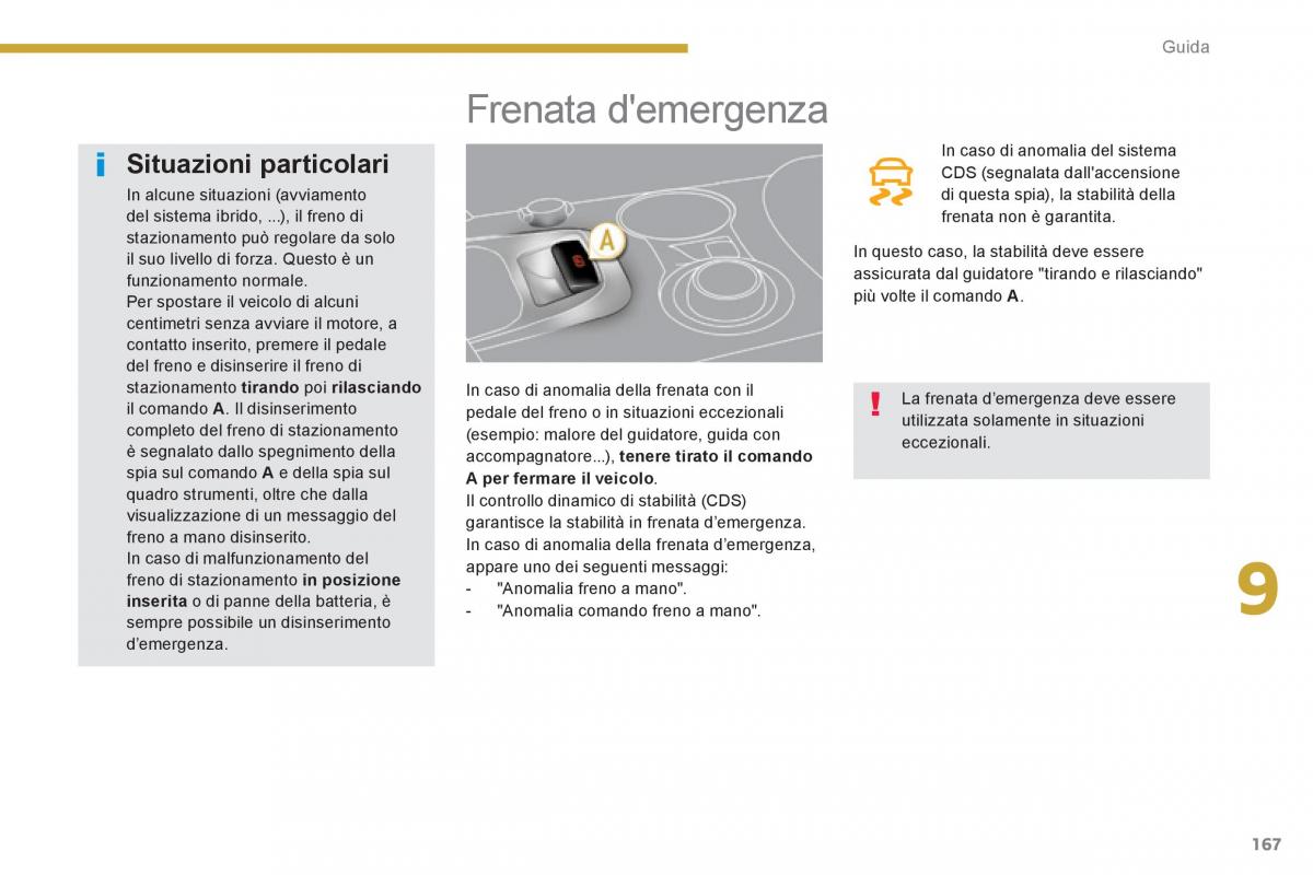 Peugeot 3008 Hybrid manuale del proprietario / page 169