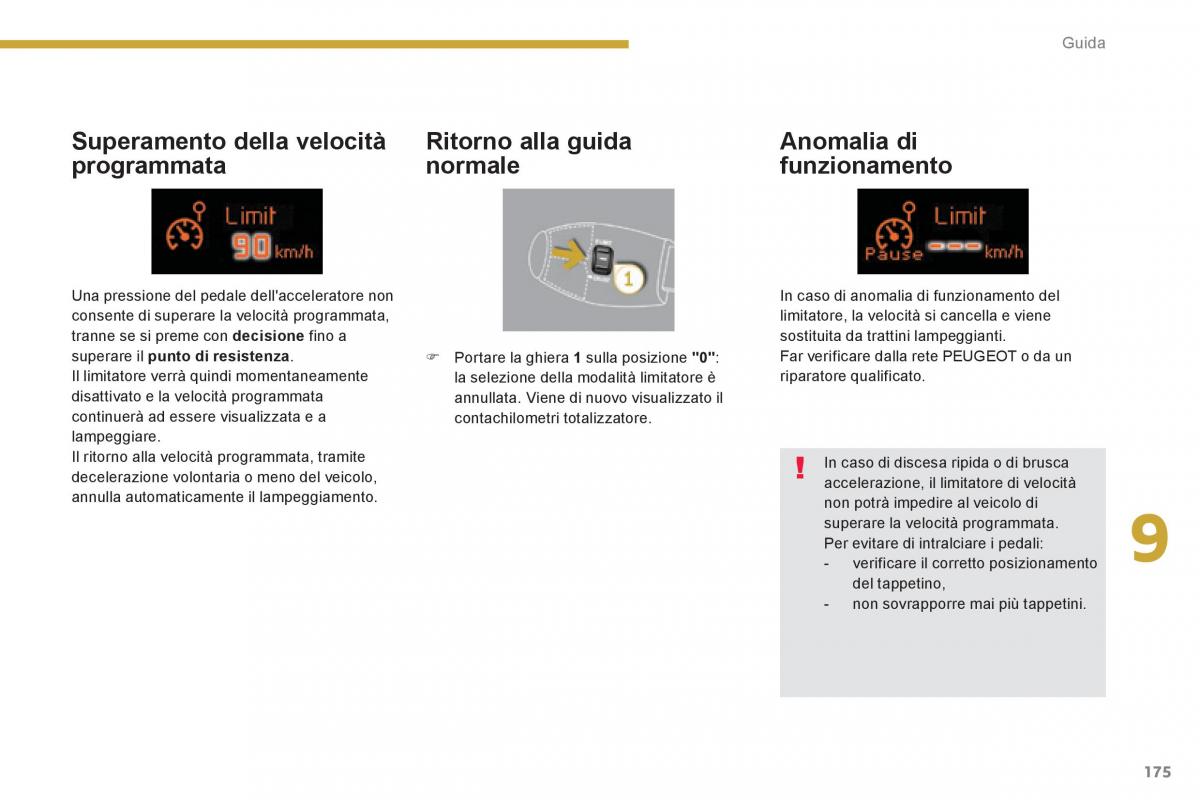 Peugeot 3008 Hybrid manuale del proprietario / page 177