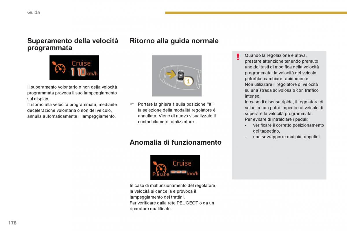 Peugeot 3008 Hybrid manuale del proprietario / page 180