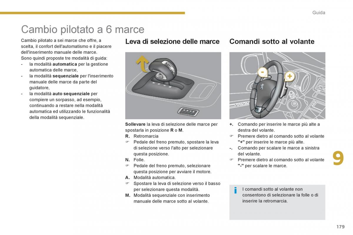 Peugeot 3008 Hybrid manuale del proprietario / page 181