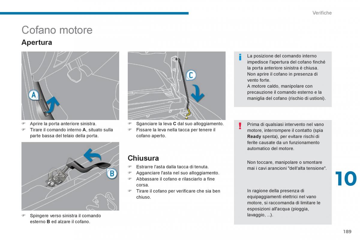 Peugeot 3008 Hybrid manuale del proprietario / page 191