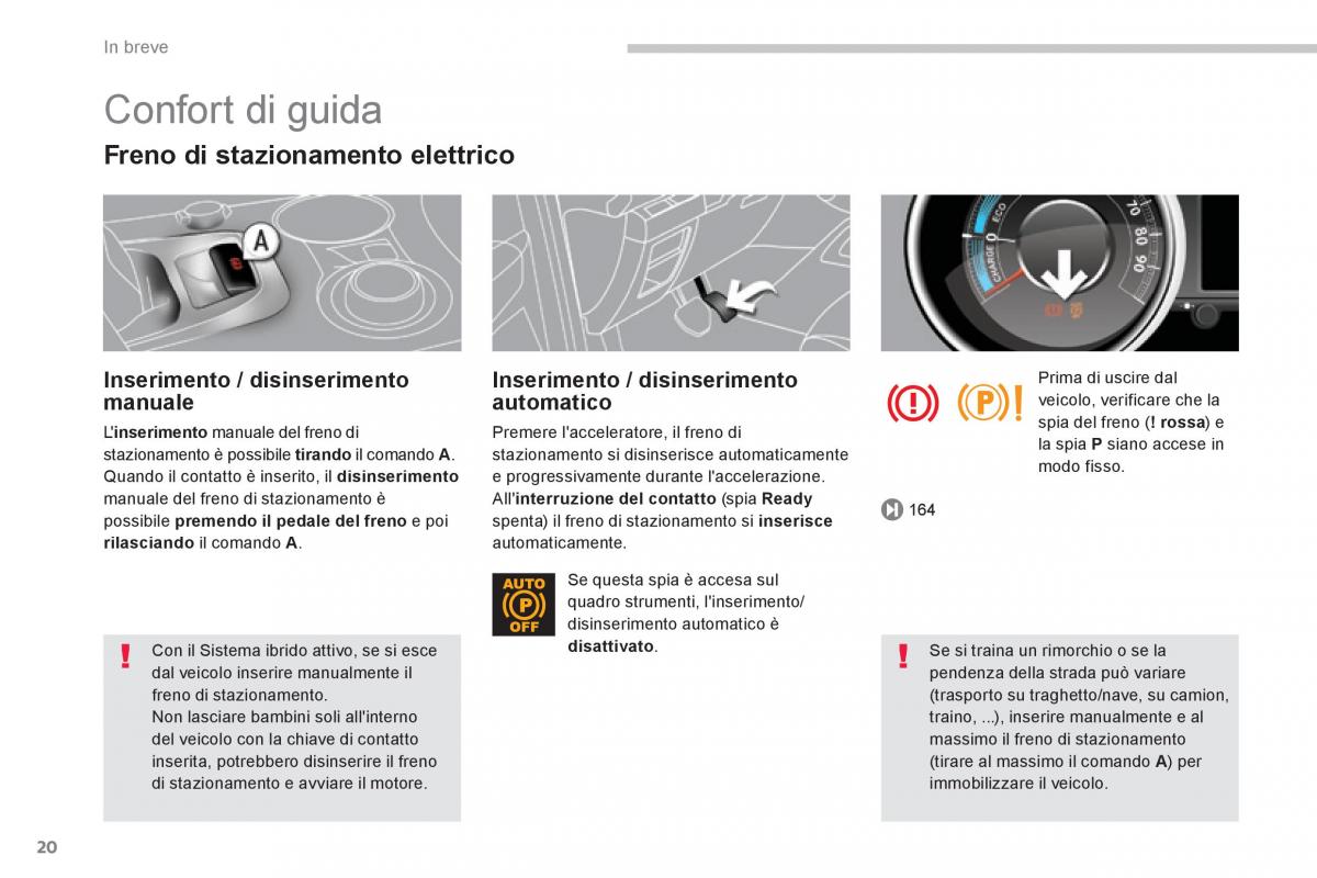 Peugeot 3008 Hybrid manuale del proprietario / page 22