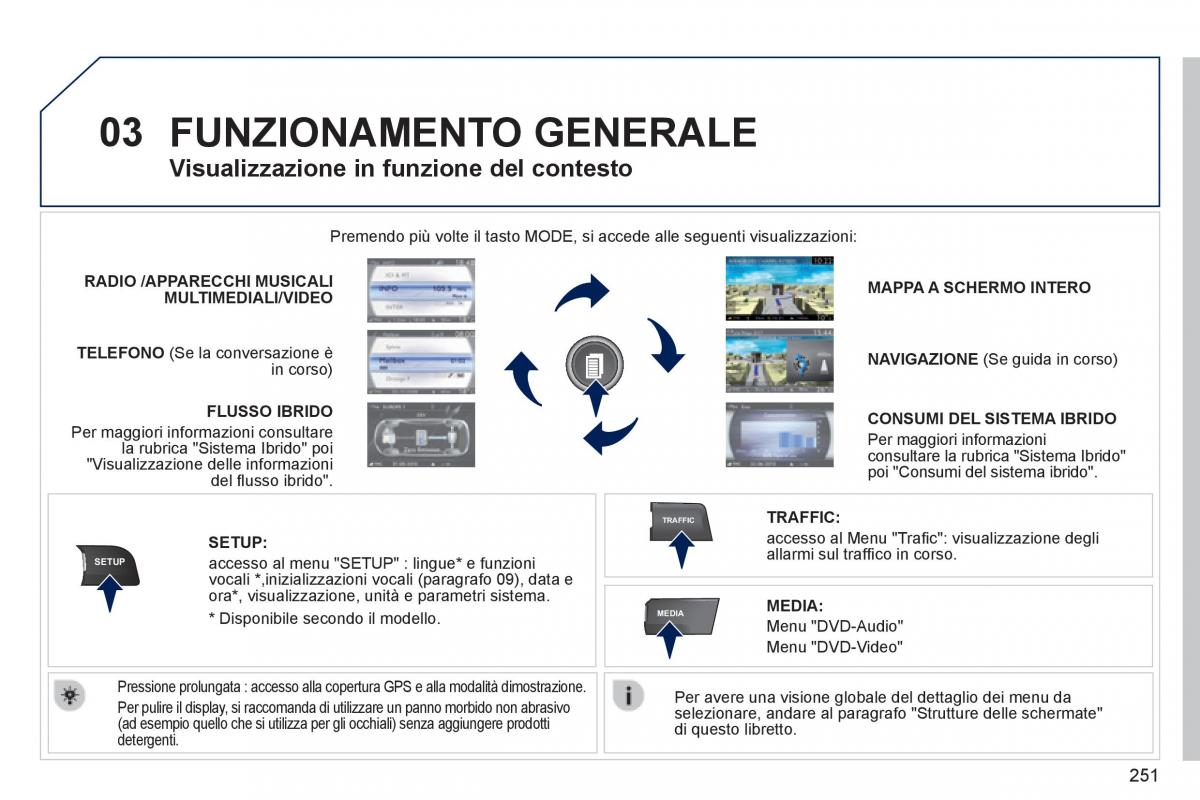 Peugeot 3008 Hybrid manuale del proprietario / page 253