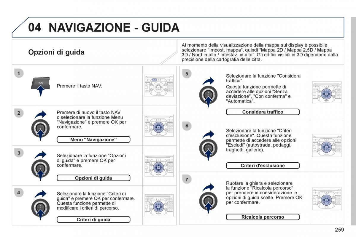 Peugeot 3008 Hybrid manuale del proprietario / page 261