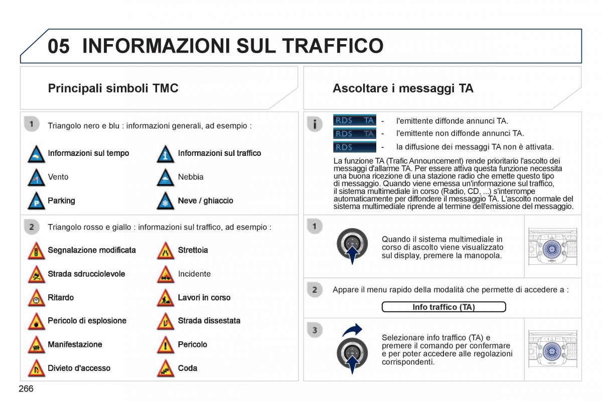 Peugeot 3008 Hybrid manuale del proprietario / page 268