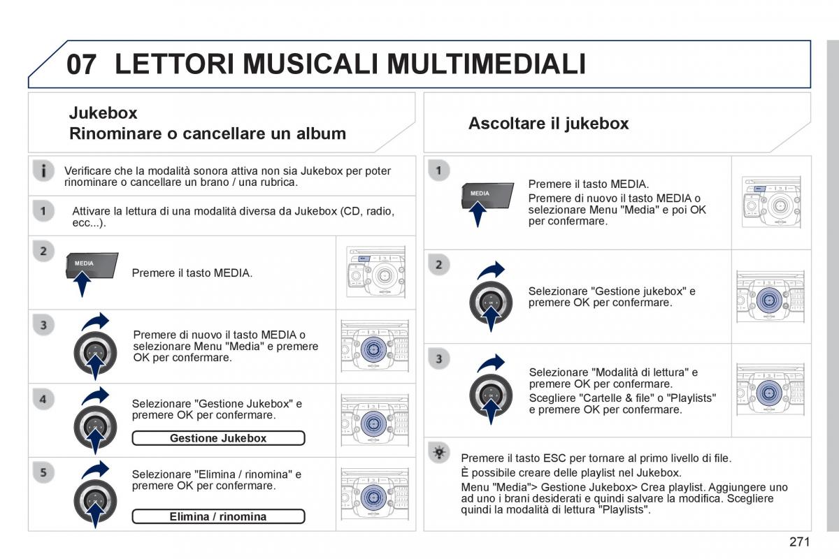 Peugeot 3008 Hybrid manuale del proprietario / page 273