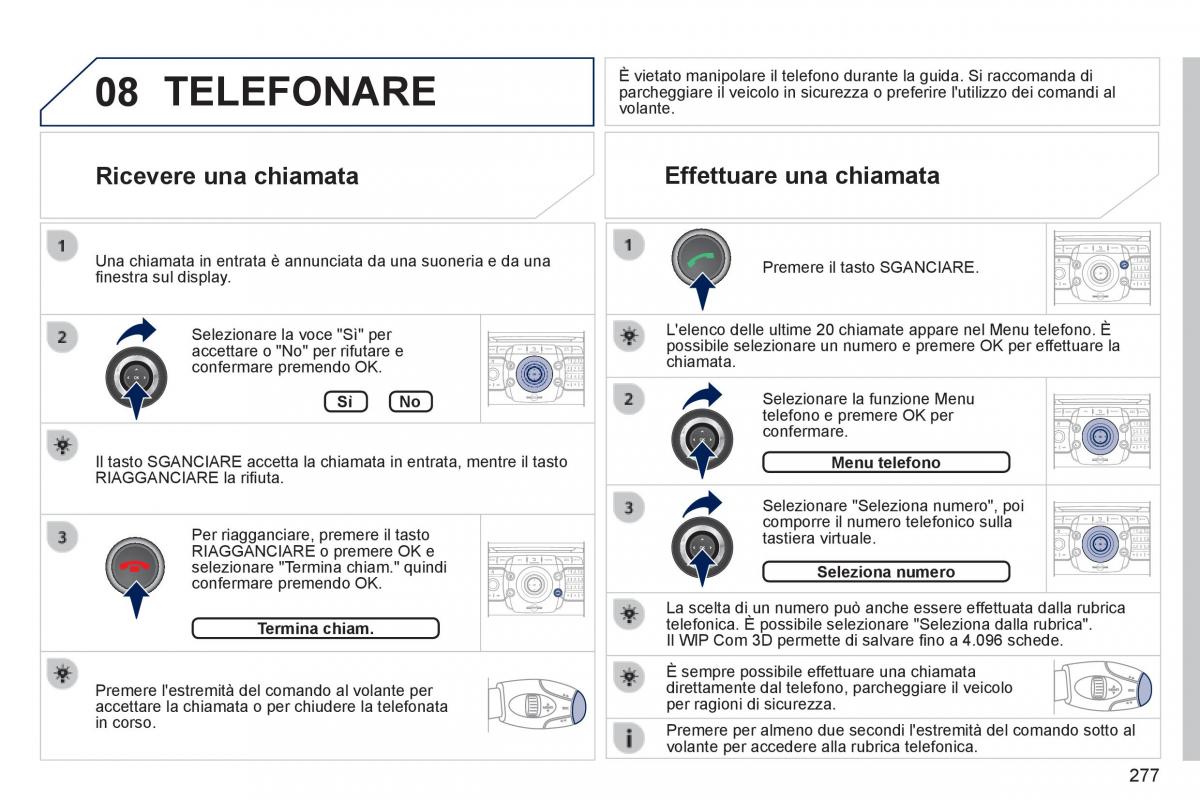 Peugeot 3008 Hybrid manuale del proprietario / page 279