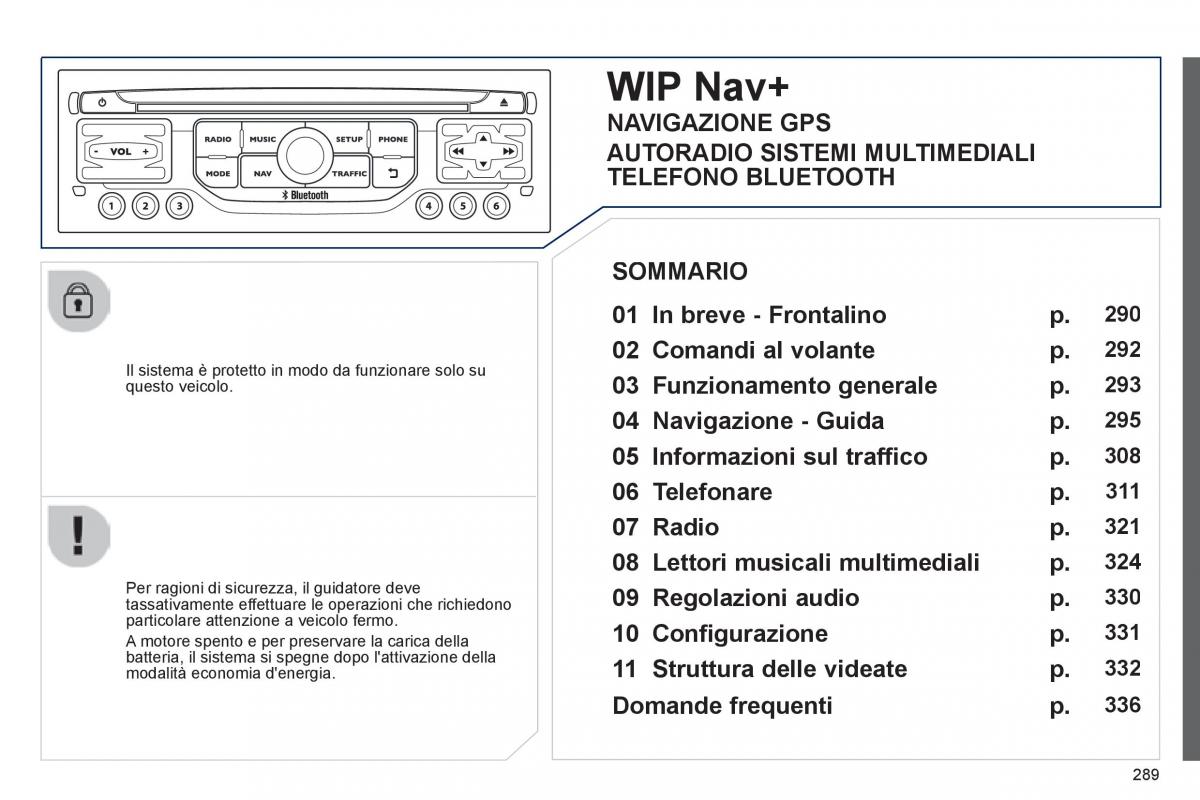 Peugeot 3008 Hybrid manuale del proprietario / page 291