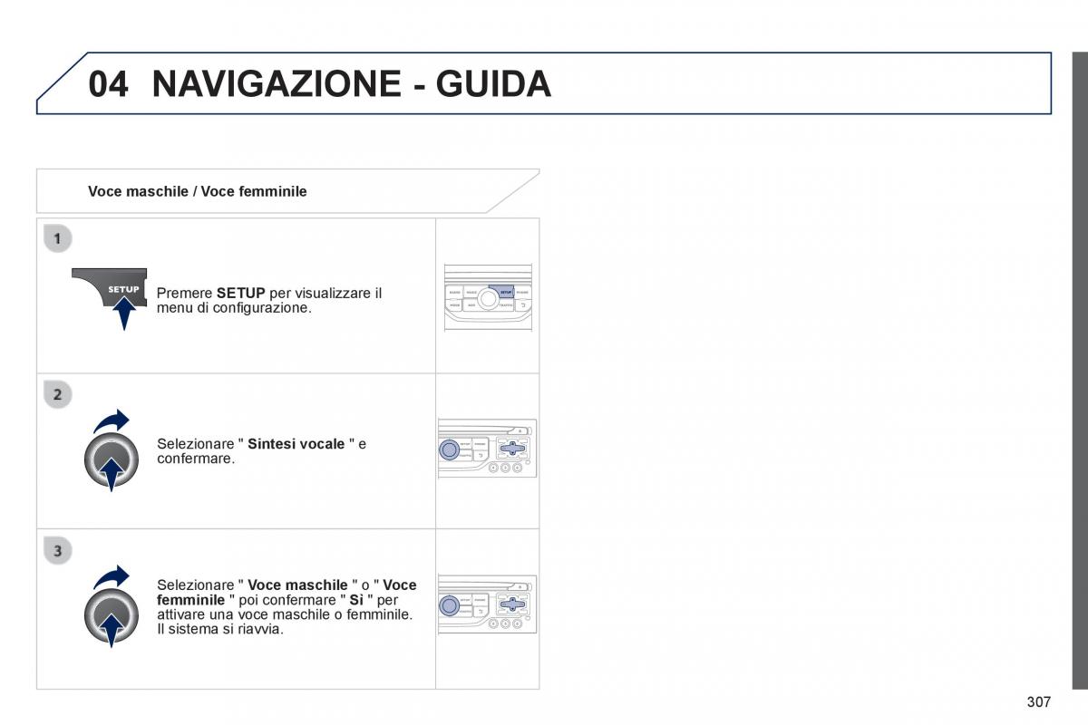 Peugeot 3008 Hybrid manuale del proprietario / page 309