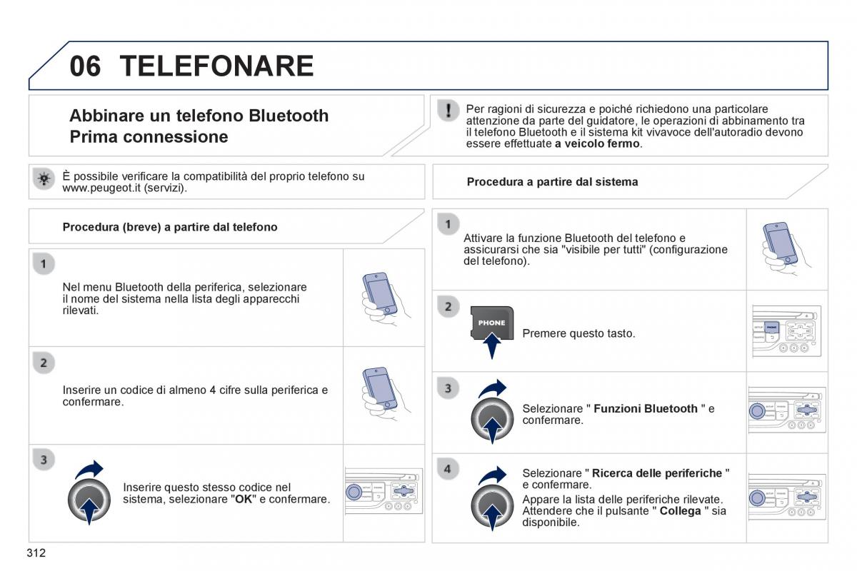 Peugeot 3008 Hybrid manuale del proprietario / page 314