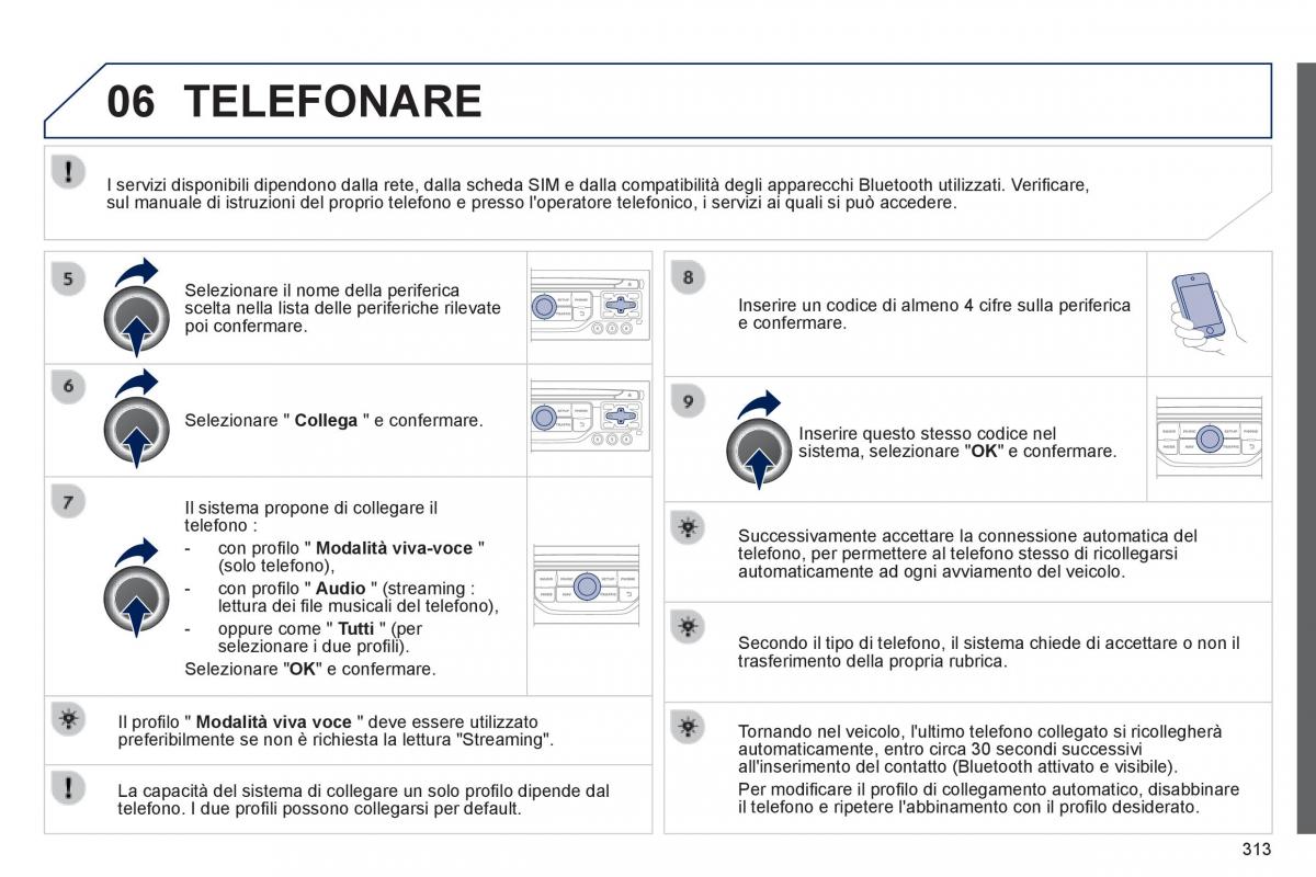 Peugeot 3008 Hybrid manuale del proprietario / page 315