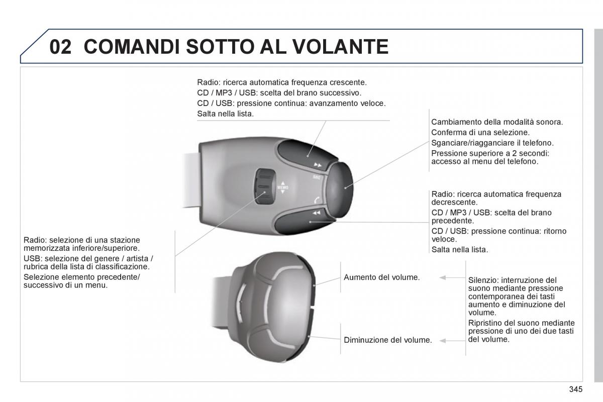 Peugeot 3008 Hybrid manuale del proprietario / page 347