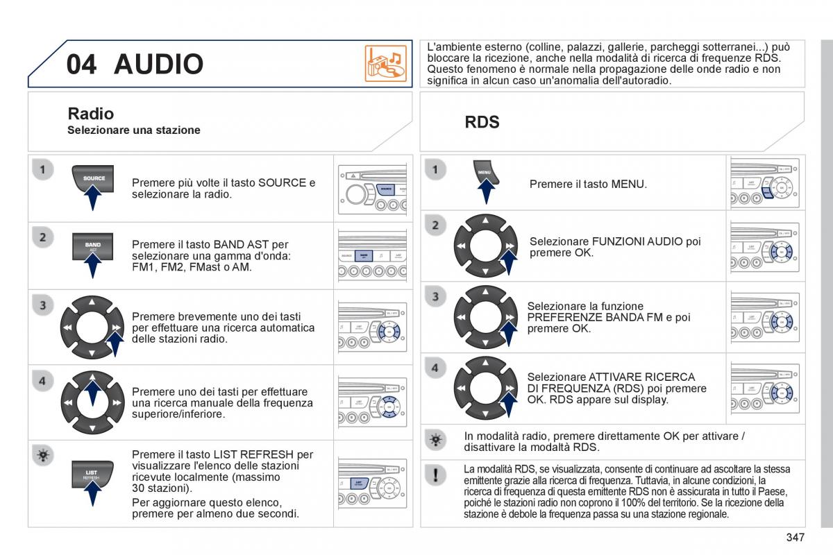 Peugeot 3008 Hybrid manuale del proprietario / page 349