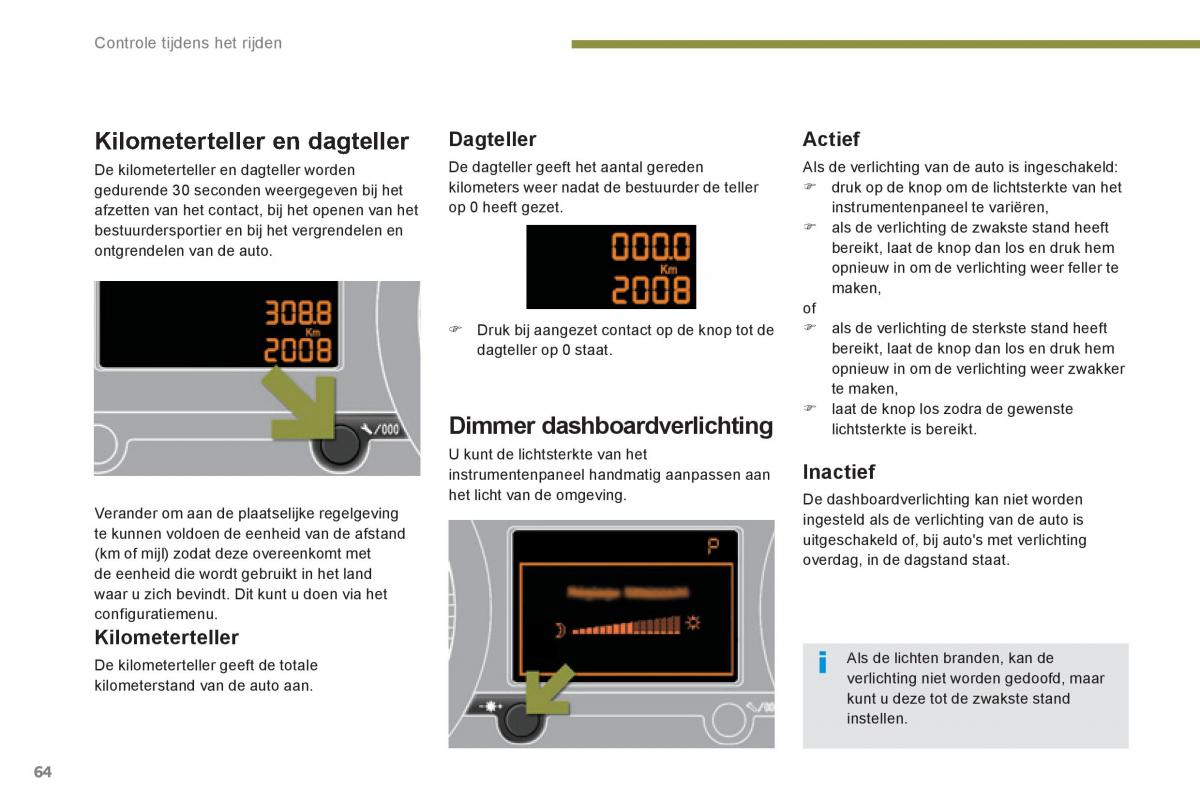 Peugeot 3008 Hybrid handleiding / page 66