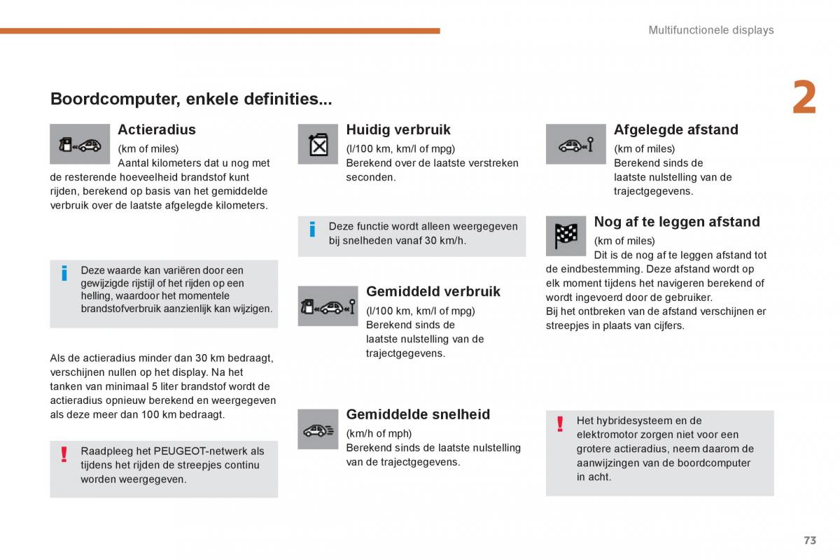 Peugeot 3008 Hybrid handleiding / page 75