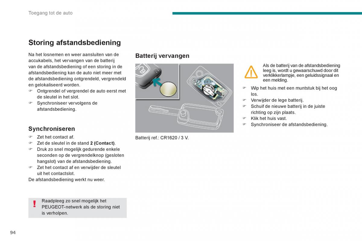 Peugeot 3008 Hybrid handleiding / page 96