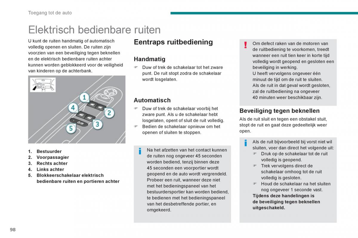 Peugeot 3008 Hybrid handleiding / page 100