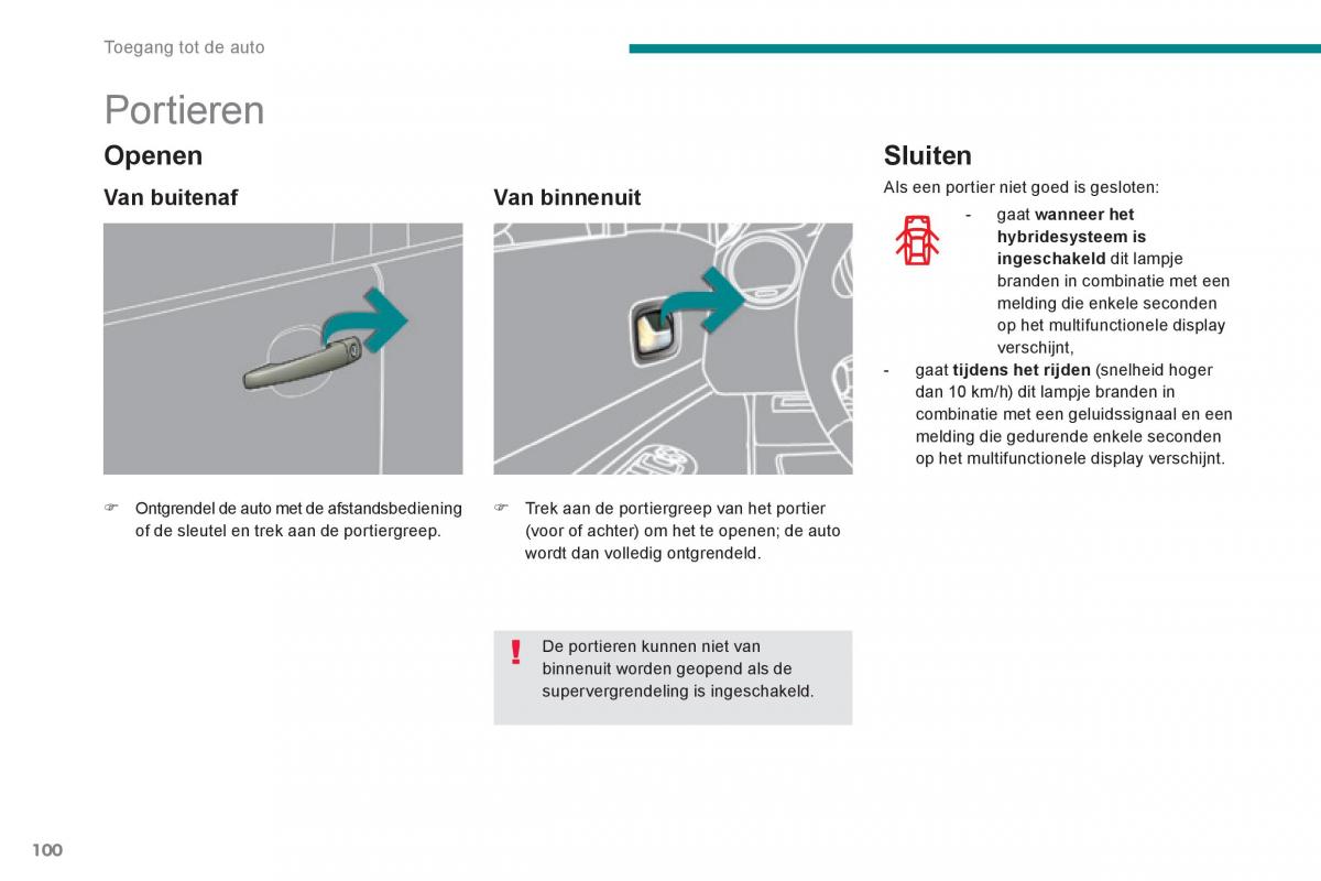 Peugeot 3008 Hybrid handleiding / page 102