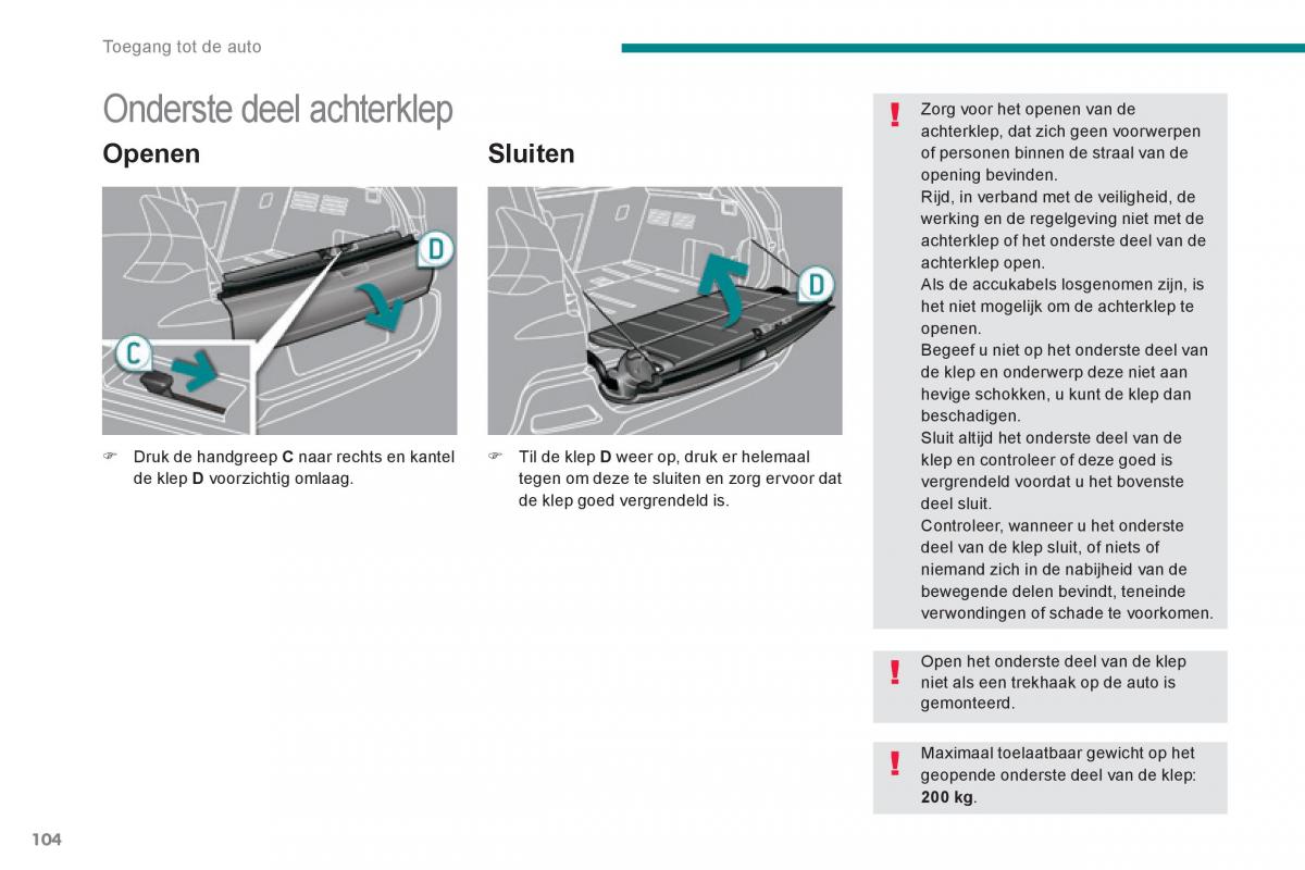 Peugeot 3008 Hybrid handleiding / page 106