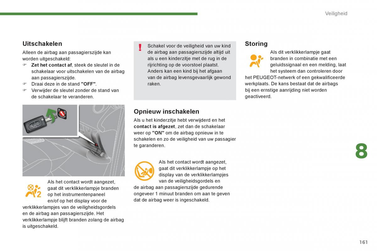 Peugeot 3008 Hybrid handleiding / page 163