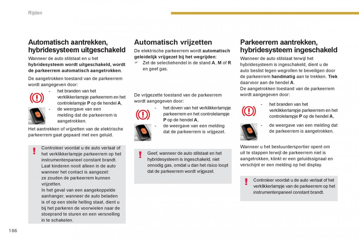 Peugeot 3008 Hybrid handleiding / page 168