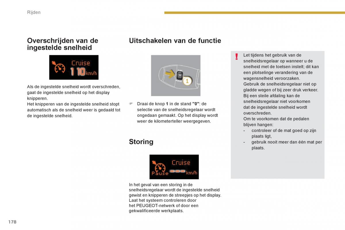 Peugeot 3008 Hybrid handleiding / page 180