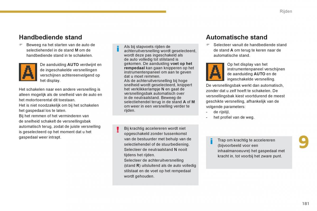 Peugeot 3008 Hybrid handleiding / page 183