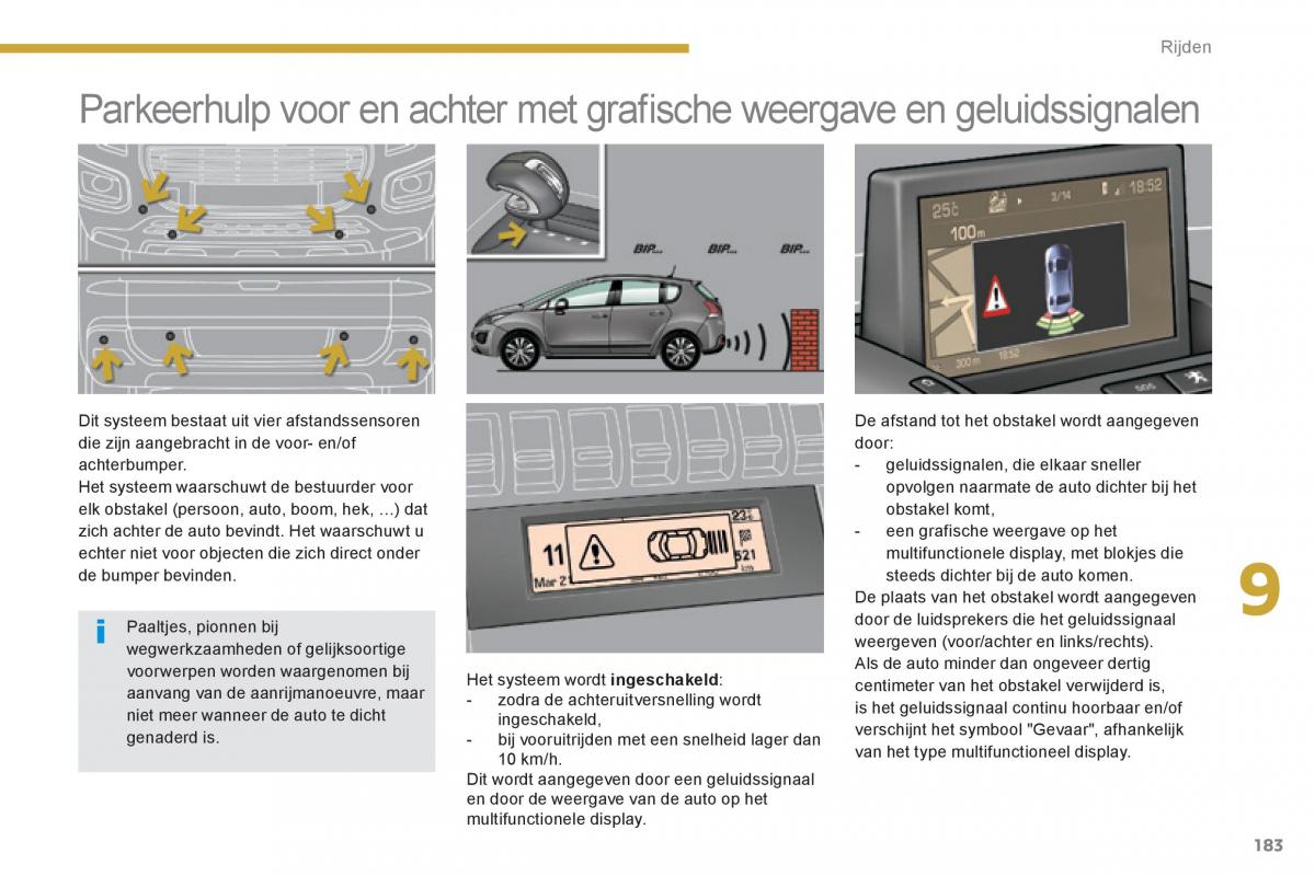 Peugeot 3008 Hybrid handleiding / page 185