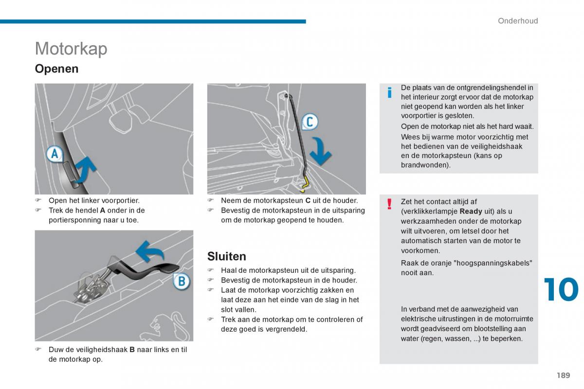 Peugeot 3008 Hybrid handleiding / page 191