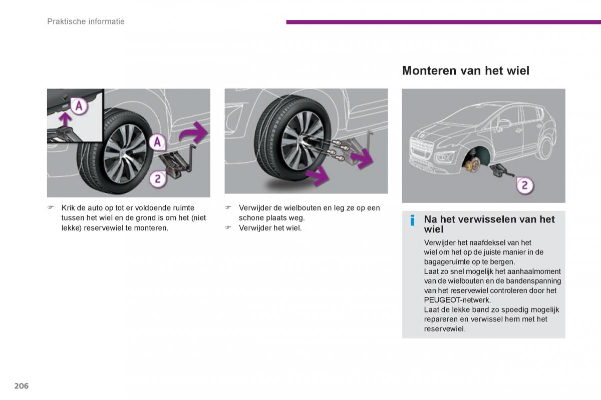 Peugeot 3008 Hybrid handleiding / page 208