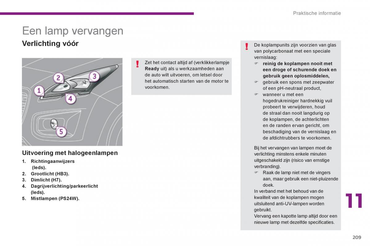 Peugeot 3008 Hybrid handleiding / page 211