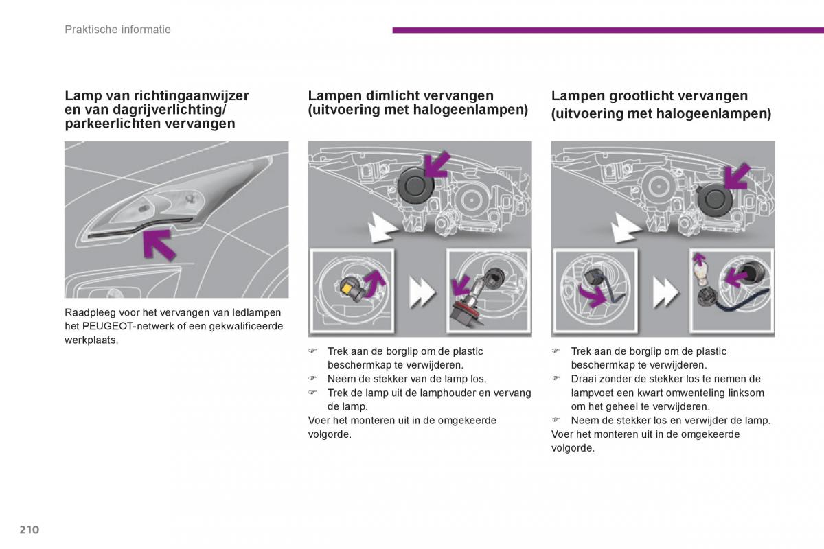 Peugeot 3008 Hybrid handleiding / page 212