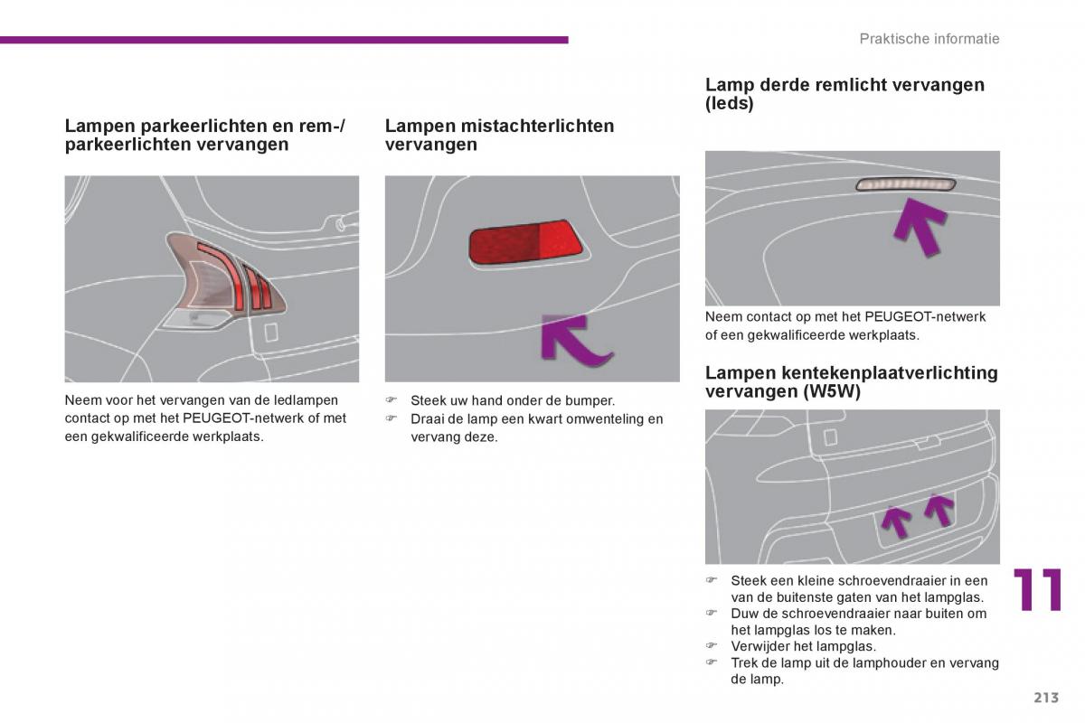 Peugeot 3008 Hybrid handleiding / page 215