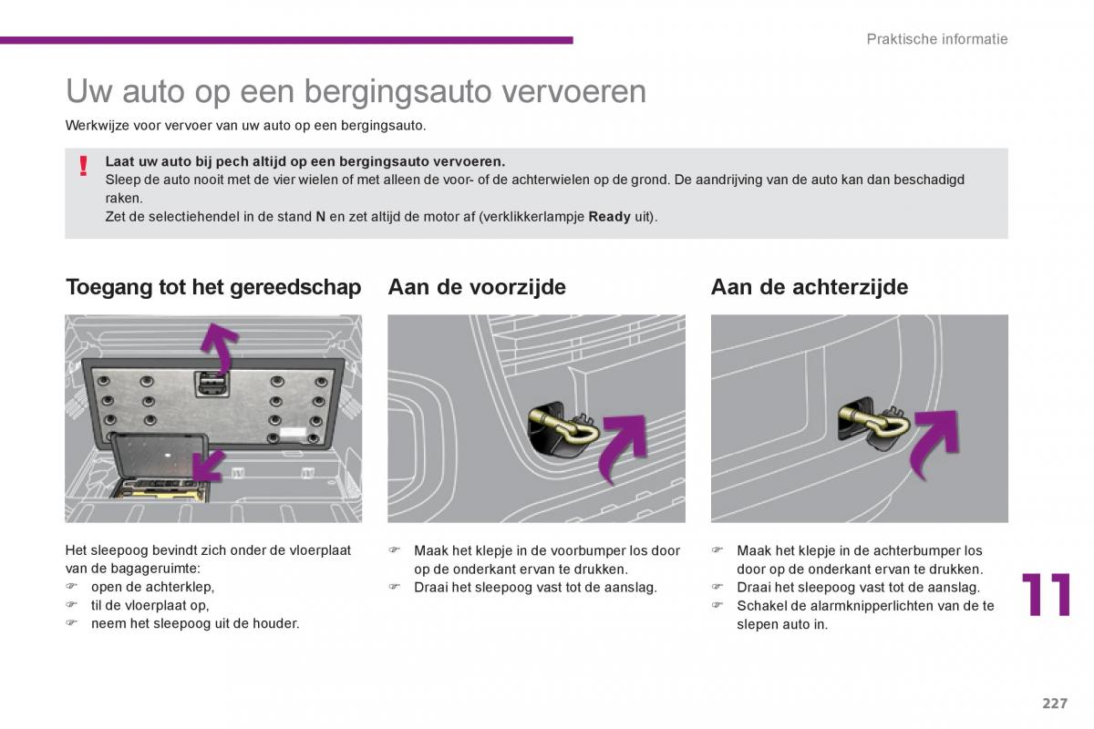 Peugeot 3008 Hybrid handleiding / page 229