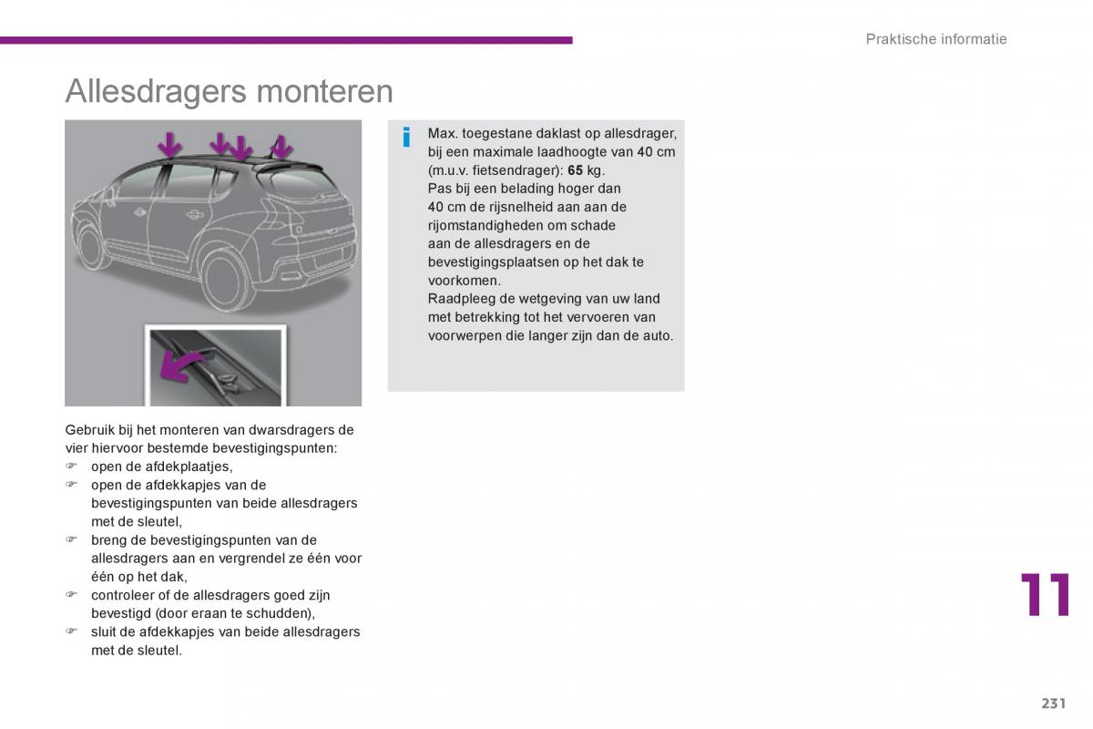 Peugeot 3008 Hybrid handleiding / page 233