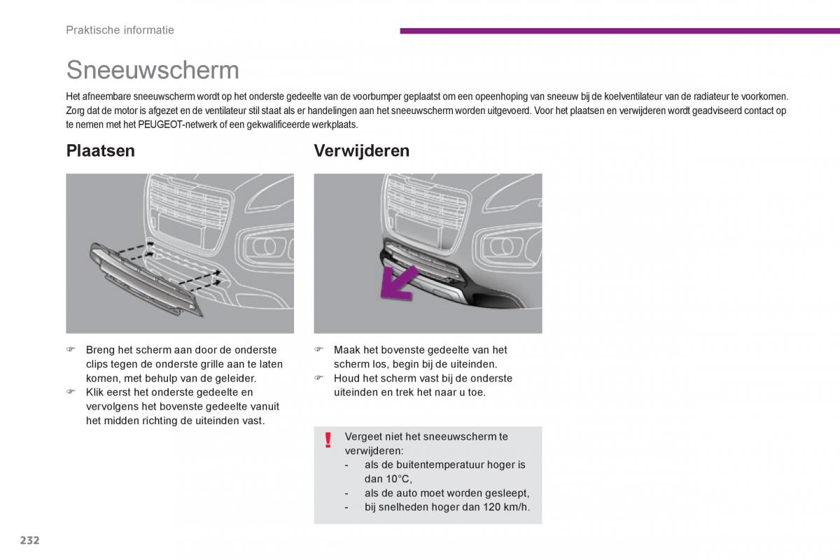 Peugeot 3008 Hybrid handleiding / page 234