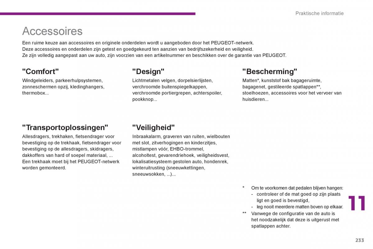 Peugeot 3008 Hybrid handleiding / page 235