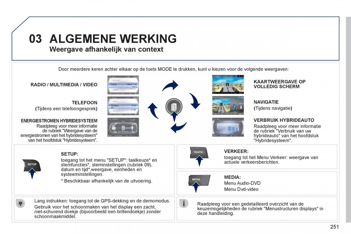 Peugeot 3008 Hybrid handleiding / page 253