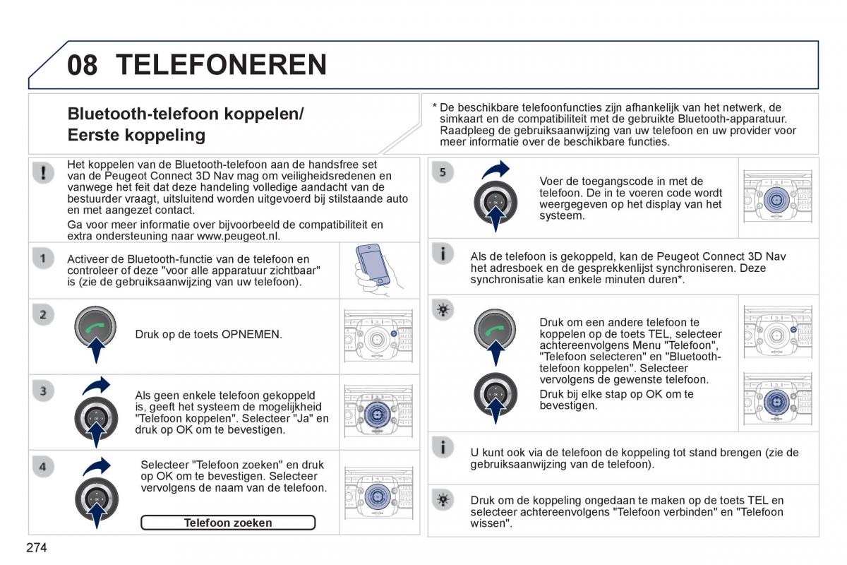 Peugeot 3008 Hybrid handleiding / page 276