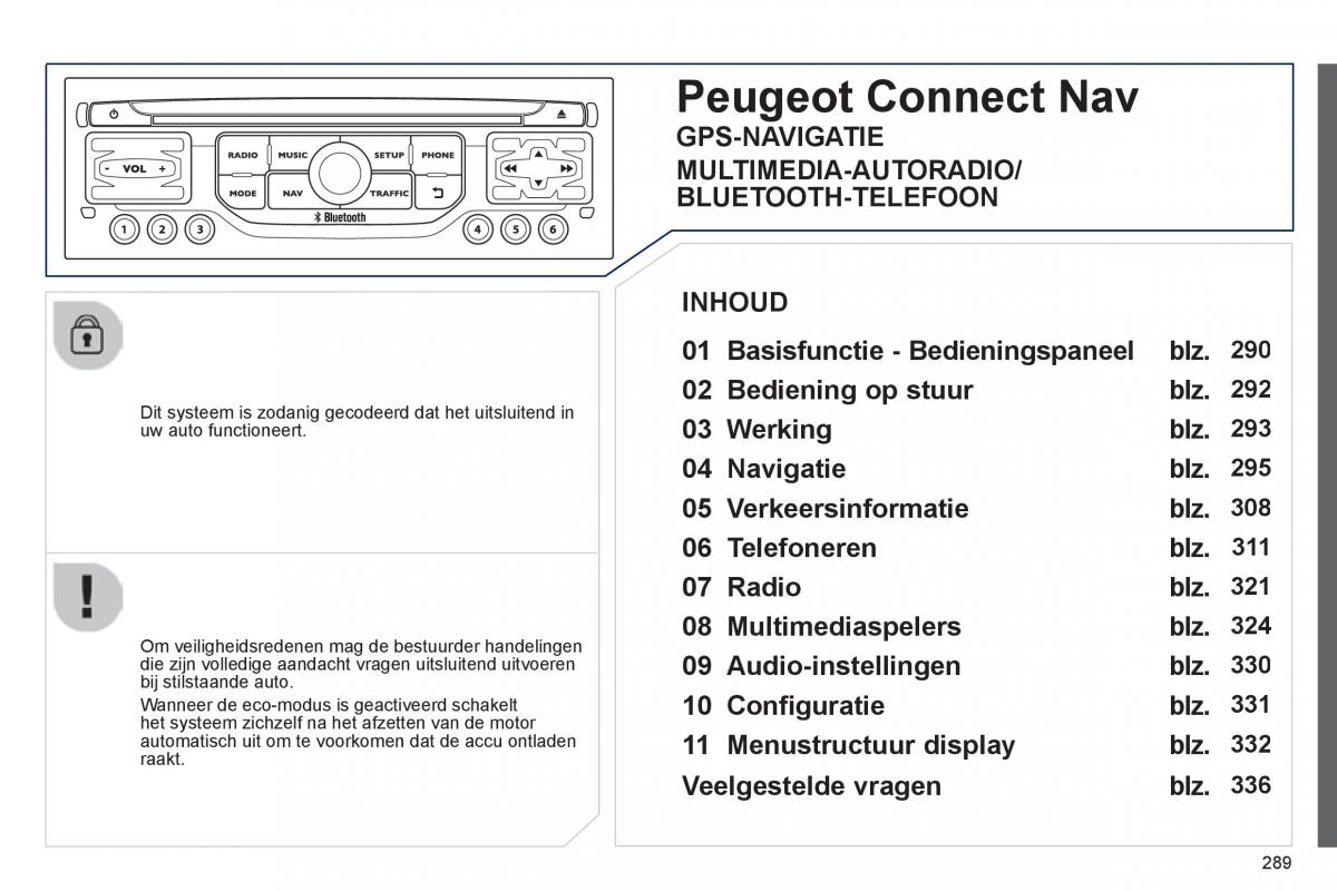 Peugeot 3008 Hybrid handleiding / page 291